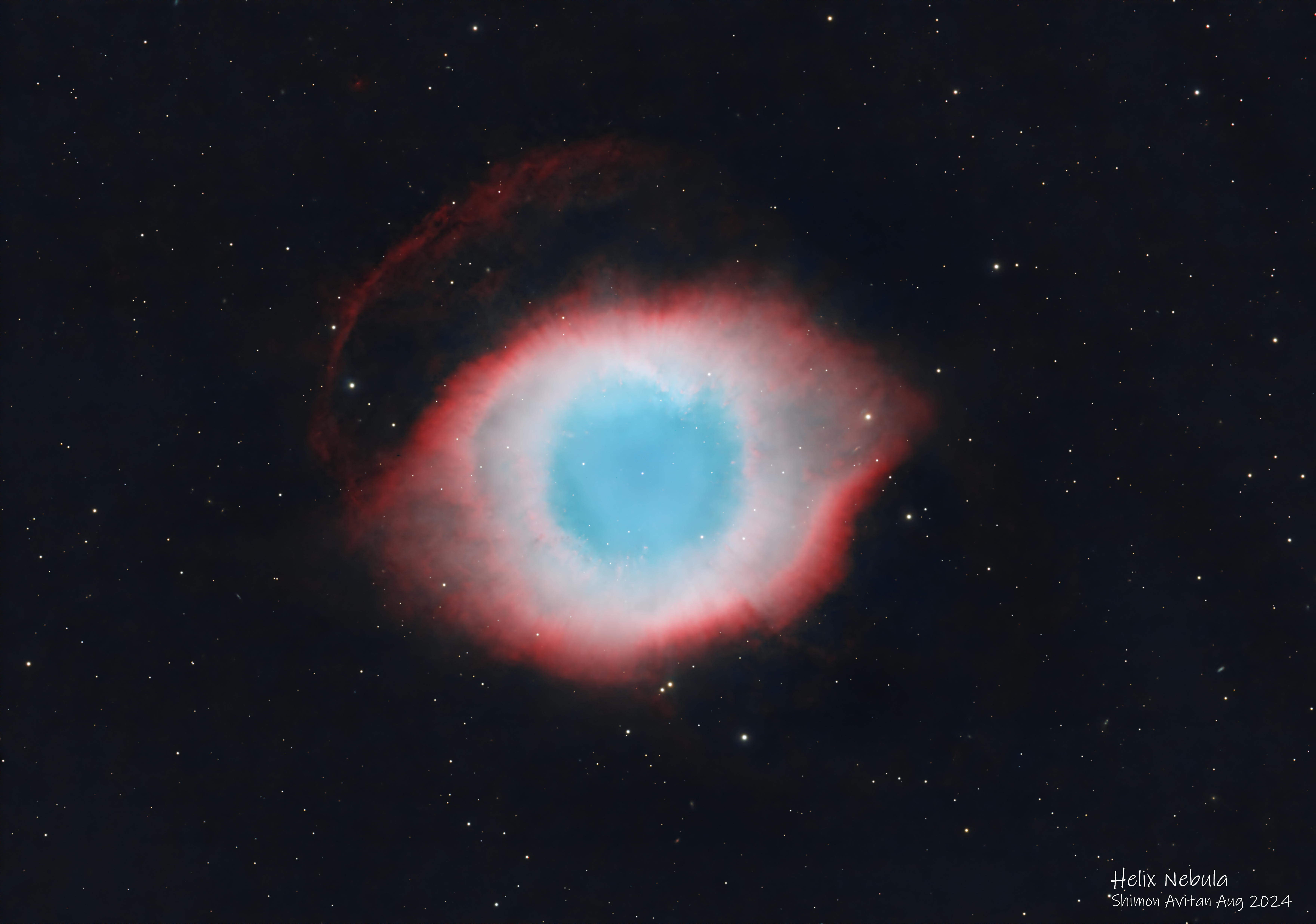 Final Processed Deep Sky Image - Helix Nebula