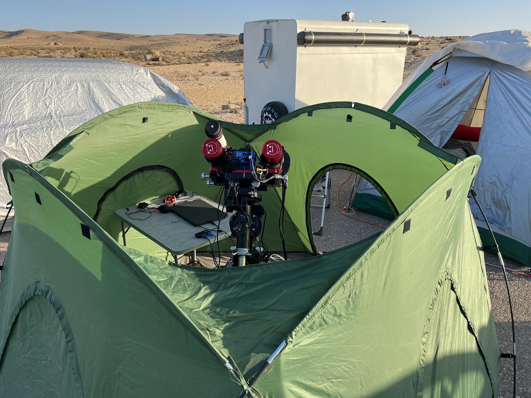 RedCat 51 Telescope inside Astro Imaging Tent