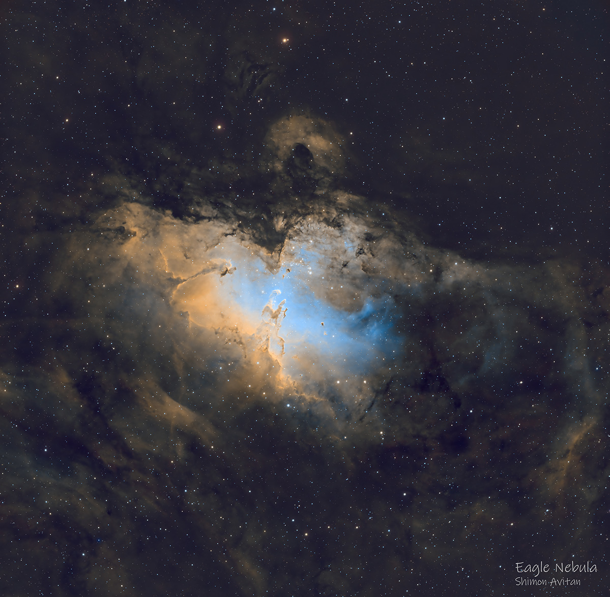 Eagle Nebula (M16) Pillars of Creation - Deep Sky Astrophotography