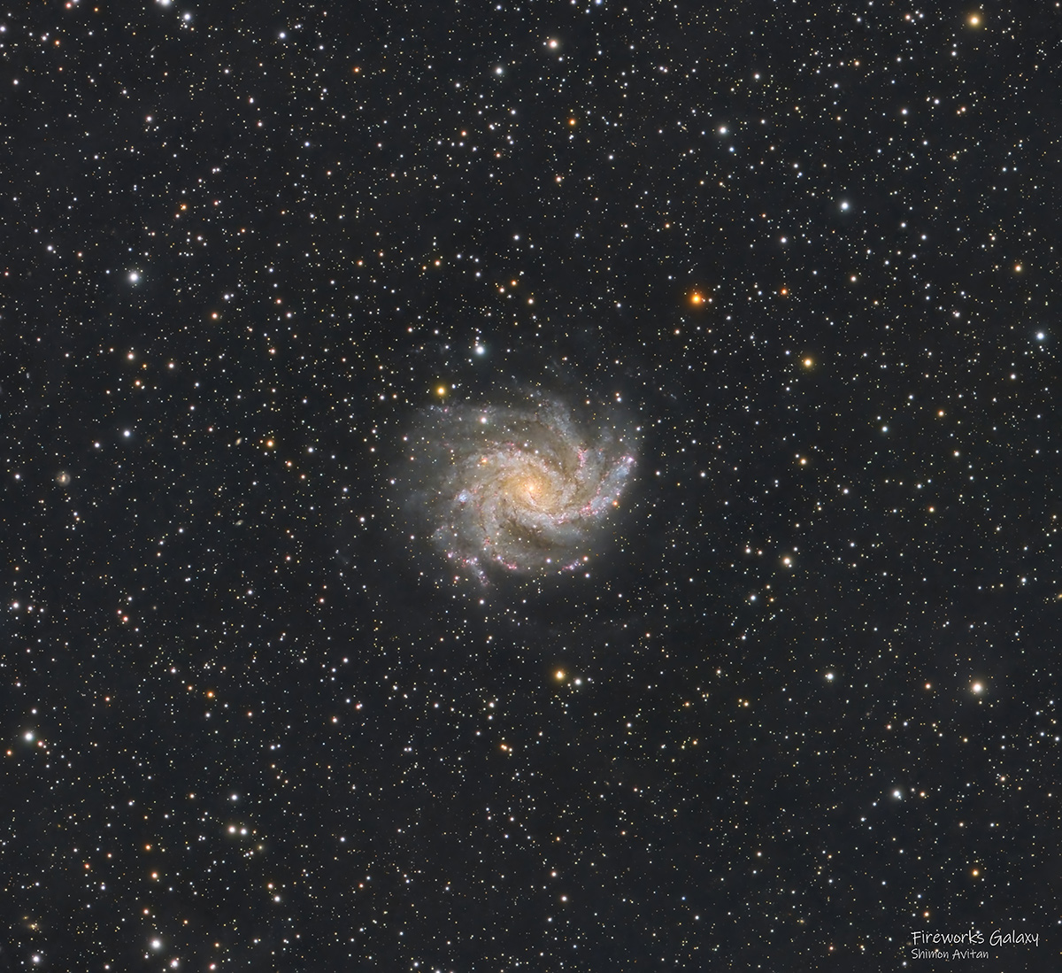 Fireworks Galaxy (NGC 6946) - Deep Sky Astrophotography