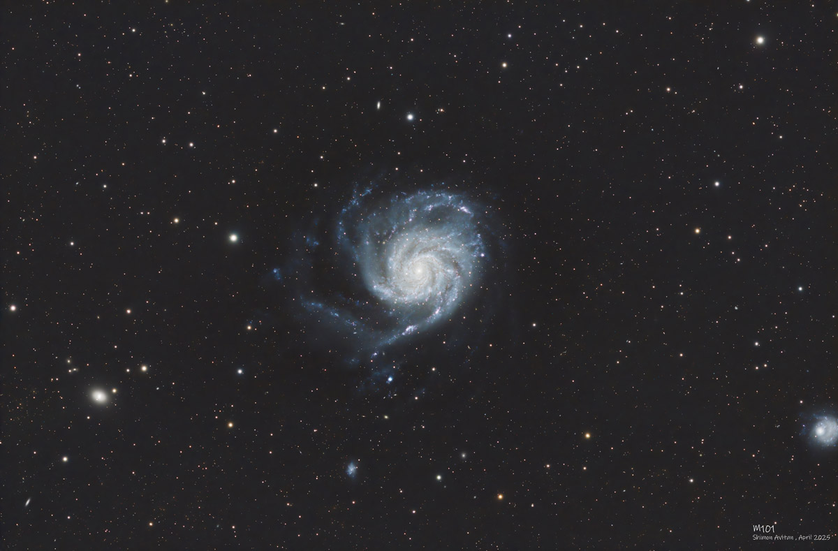 M101 Pinwheel Galaxy - Deep Sky Astrophotography