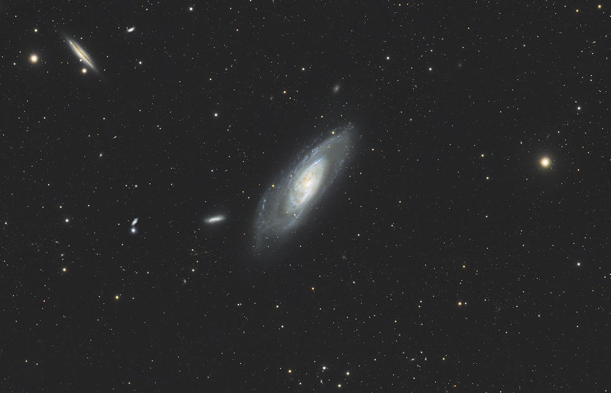 M106 Spiral Galaxy in Canes Venatici - Deep Sky Astrophotography