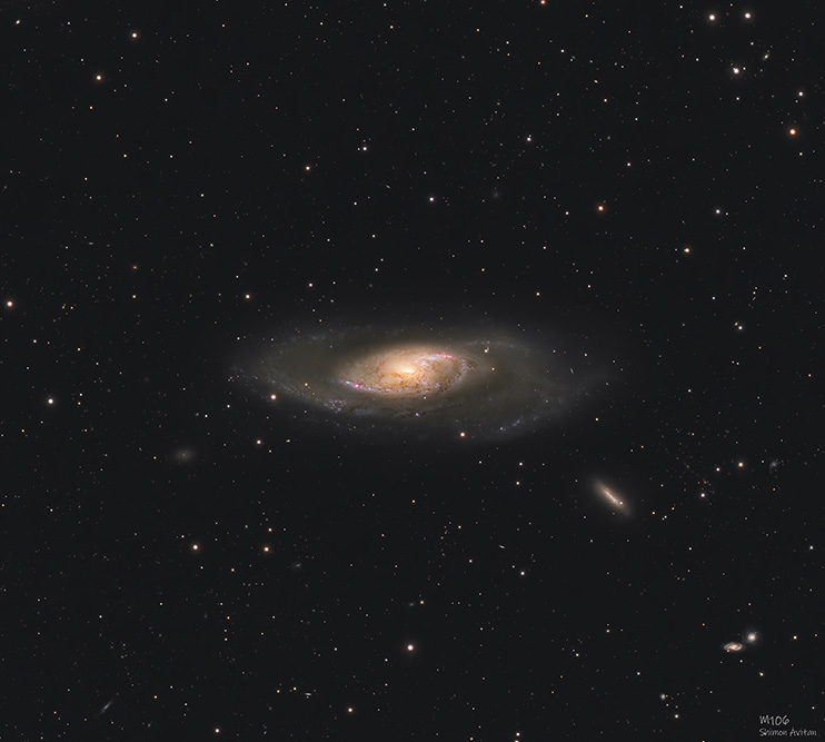 M106 Galaxy (NGC 4258) - Deep Sky Spiral Galaxy Astrophotography