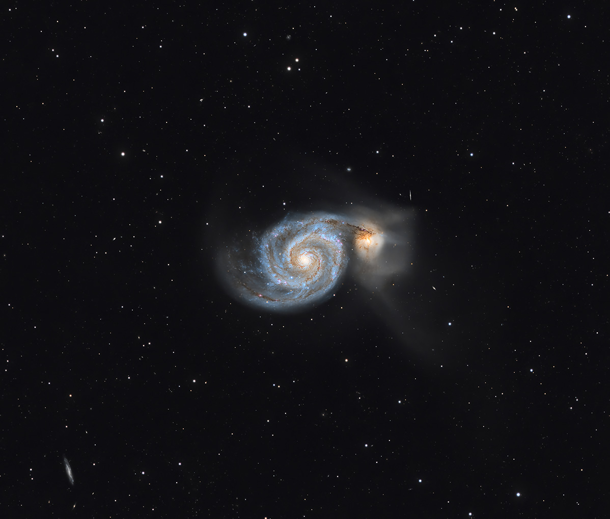 Whirlpool Galaxy (M51) - Deep Sky Astrophotography