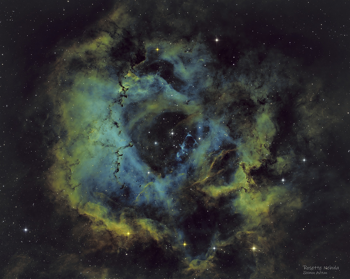 Rosette Nebula (NGC 2237) Emission Nebula in Monoceros - Deep Sky Astrophotography