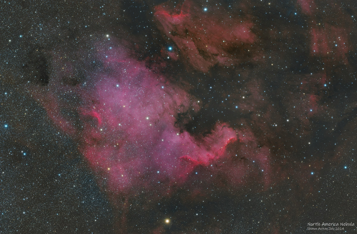 North America Nebula (NGC 7000) - Deep Sky Astrophotography
