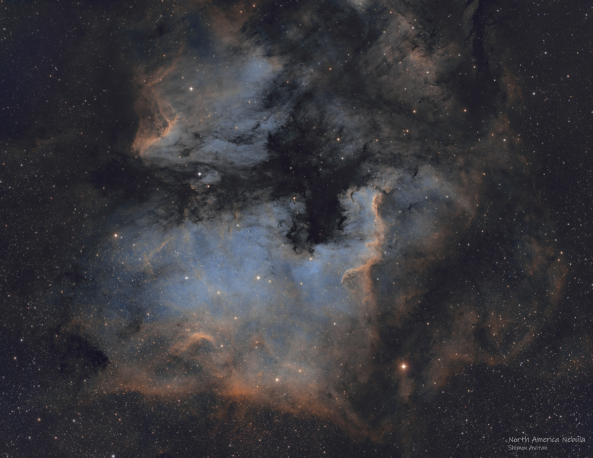 North America Nebula (NGC 7000) SHO - Deep Sky Astrophotography